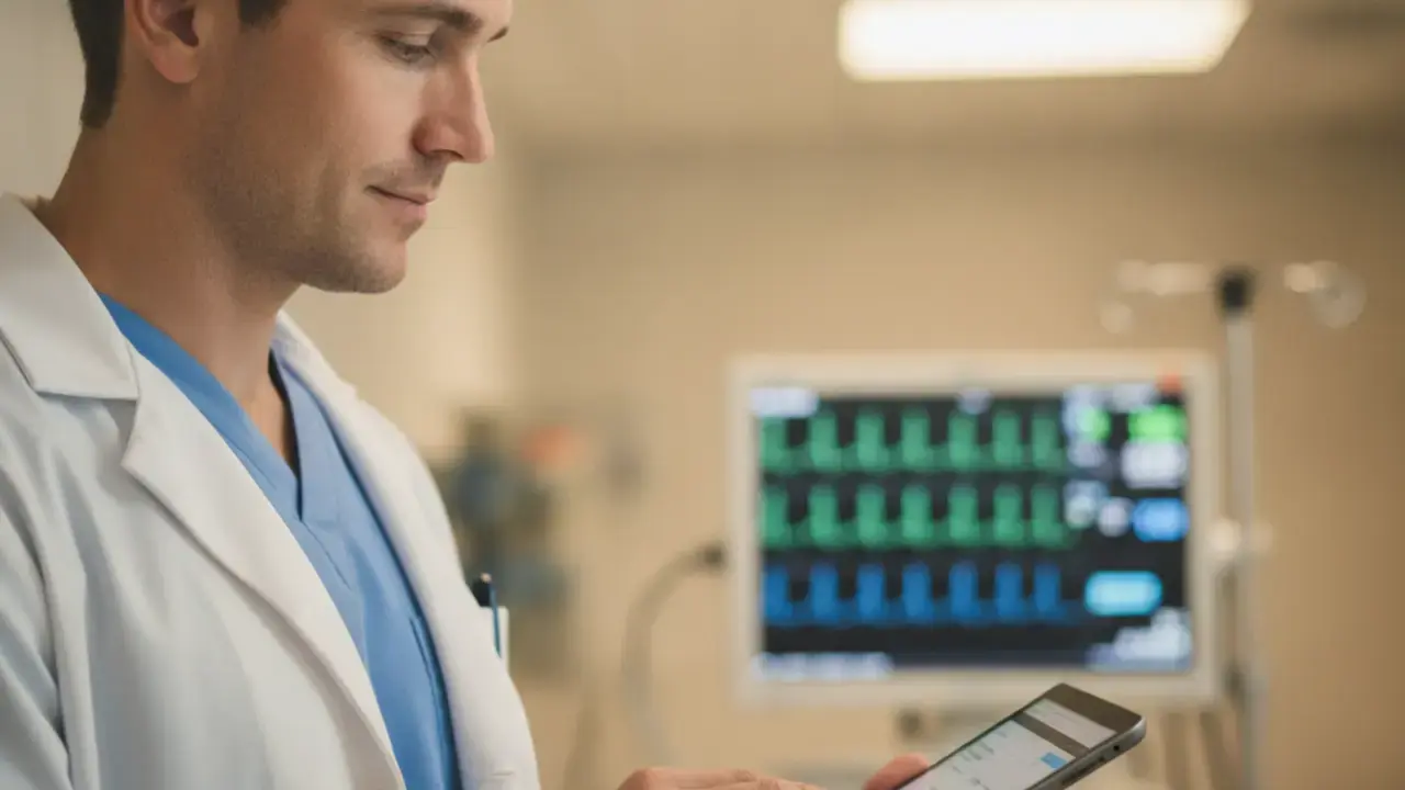 Prontuário médico detalhado registrando uma intercorrência para segurança jurídica